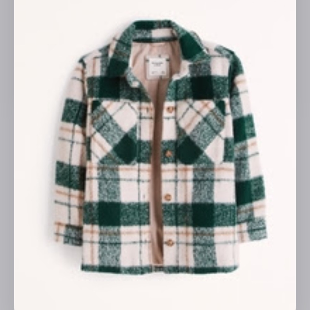Abercrombie & Fitch Plaid Jacket - Picture 2 of 2